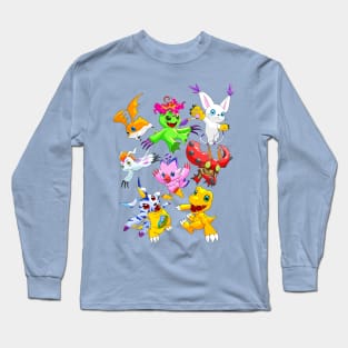 Partner Digimons Long Sleeve T-Shirt